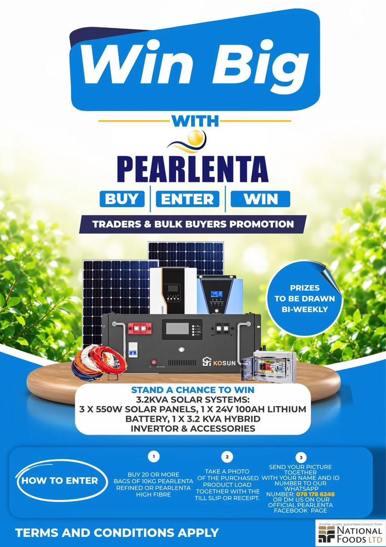Pearlenta Traders and Bulk Buyers Promotion flier